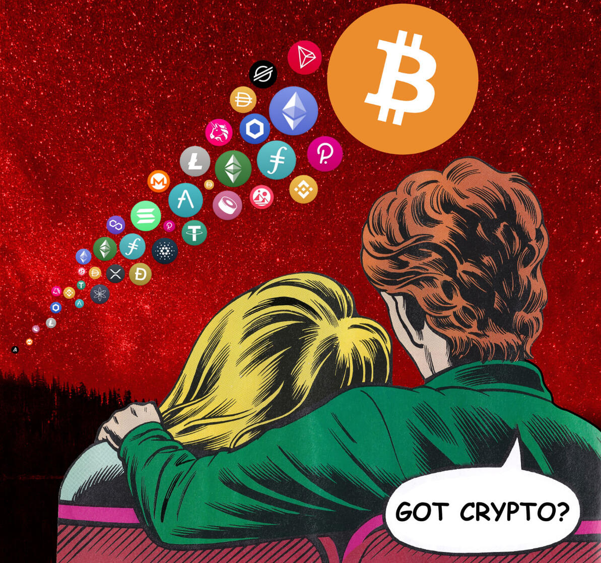 Crypto Pop Collage